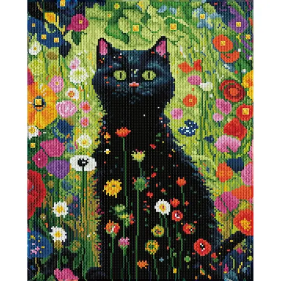 Diamond DotzGarden Cat Diamond Painting Multi {1}