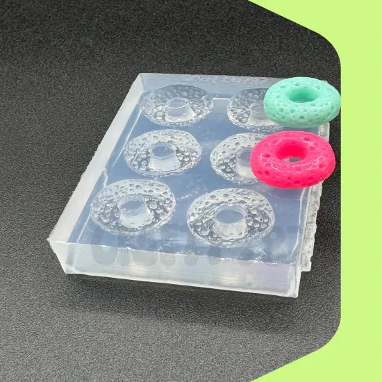 Fruit Rings Cereal Silicone Mold (D15) {4}