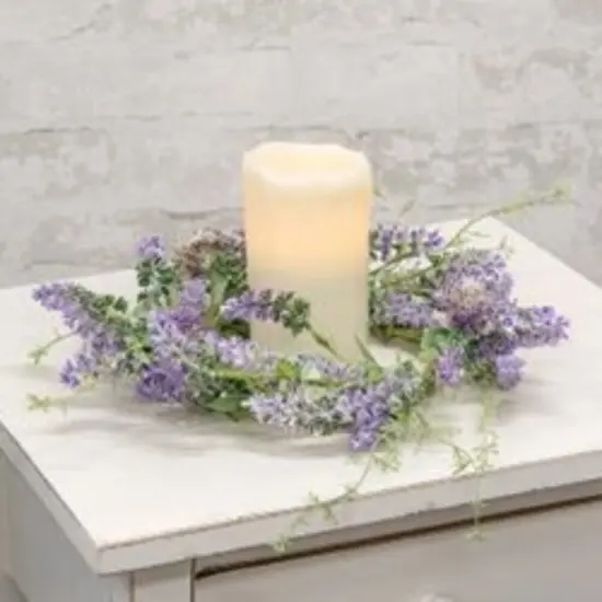Lavender Herb Candle Ring {2}