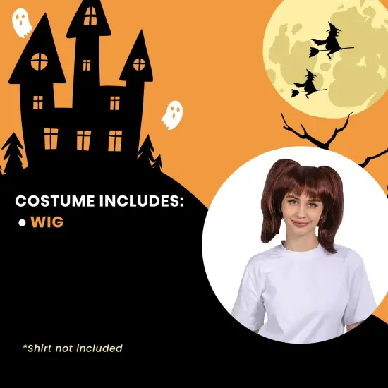 Anime Envy Adult Brown Costume Wig {5}