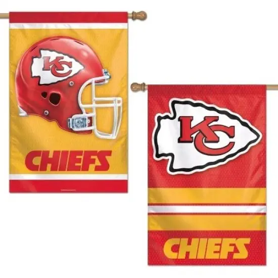 Kansas City Chiefs Banner 2 Sided House Flag {2}