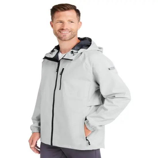 HUK&reg; Men's Rover Rain Jacket Harbor mist {5}