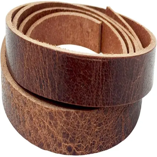 8-10 oz (3-4mm) Buffalo Leather Straps, Strips & Belt Blanks {1}