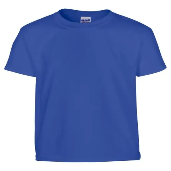 Gildan&reg; Youth Heavy Cotton Short Sleeve Crew-neck T-Shirt NEON BLUE {1}