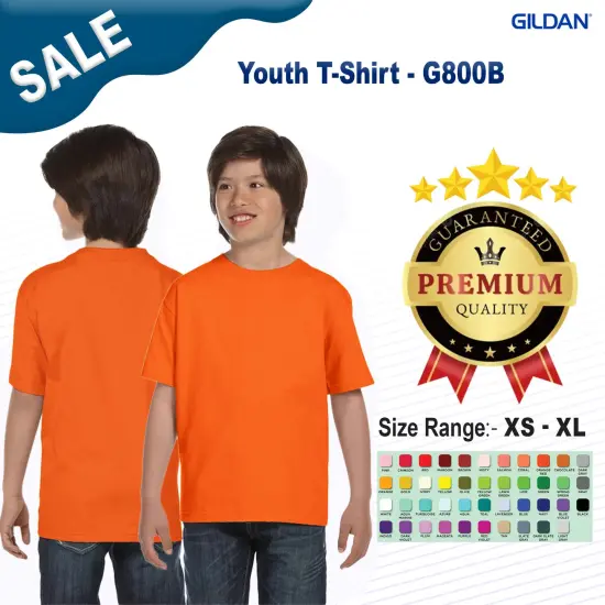 Gildan&reg; Youth T-Shirt LIGHT BLUE {2}