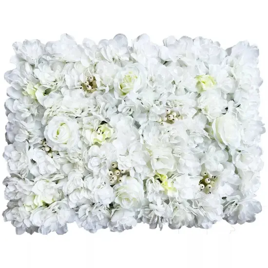 12x Artificial Flower Wall Panel Wedding Event Party Backdrop Flower Wall Panel {2}