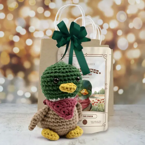 Hearth & Harbor Amigurumi Crochet Kit for Beginners Dale the Duck {4}