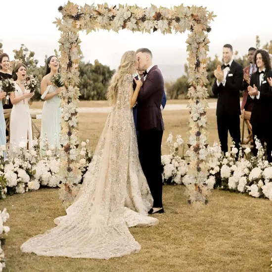 Realistic Fall Garland with Lights, 6 FT Real Touch Feel Leaves Garland {2}