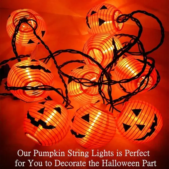 Halloween Pumpkin Lantern - Orange Pumpkin Lantern Lights {2}