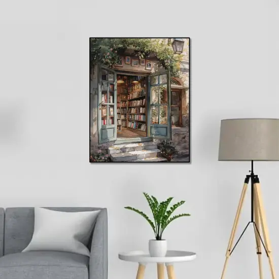 Bookstore Paint by Number Adult,Paint by The Numbers for Adults,16x20inch {2}