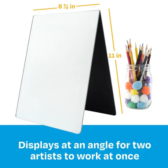 Sax Double Sided Self-Portrait Mirror, 8-1/2 x 11 Inches {7}