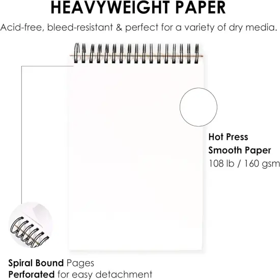 9"x12" Sketch Book, 100 Sheets {3}