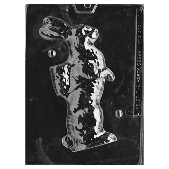 3D Bunny w/ Basket Chocolate Mold {1}