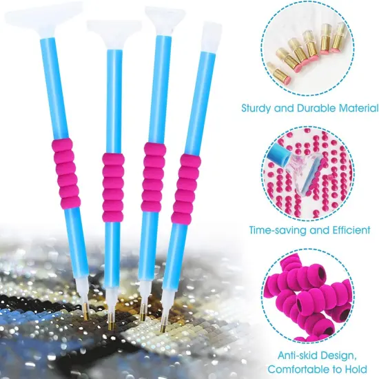 70 PCS 5D Diamond Painting Tools,Diamond Painting Accessories Kit with Diamond Embroidery Box and Diamond Painting Roller for Adults {3}