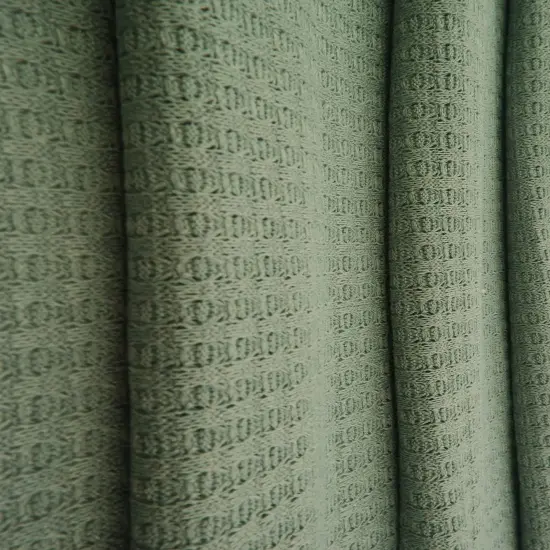 1 Yard Waffle Solid Knit Fabric, 58/60&Prime; Wide Polyester Rayon Spandex Blend LAVENDER {2}