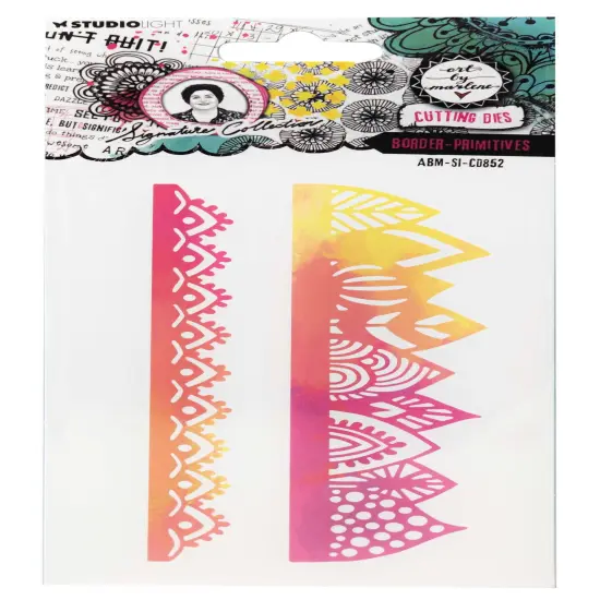 Art By Marlene Signature Collection Cutting Dies-NR. 852, Border Primitives {1}