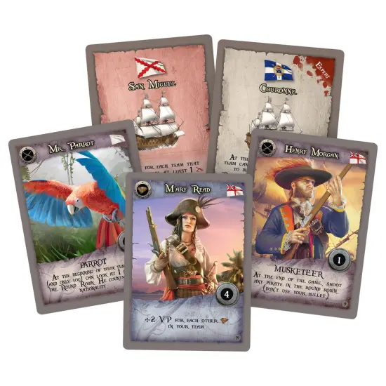 15 Men Strategy Board Game -A Game of Mutiny on a Pirate Vessel {7}