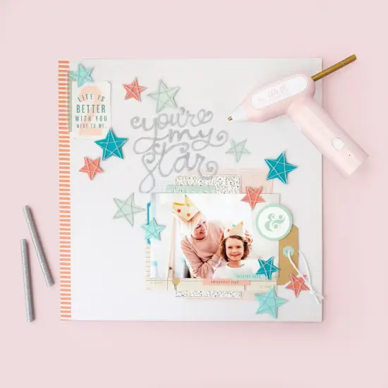 We R Creative Flow Glue Gun Kit-Pink {6}