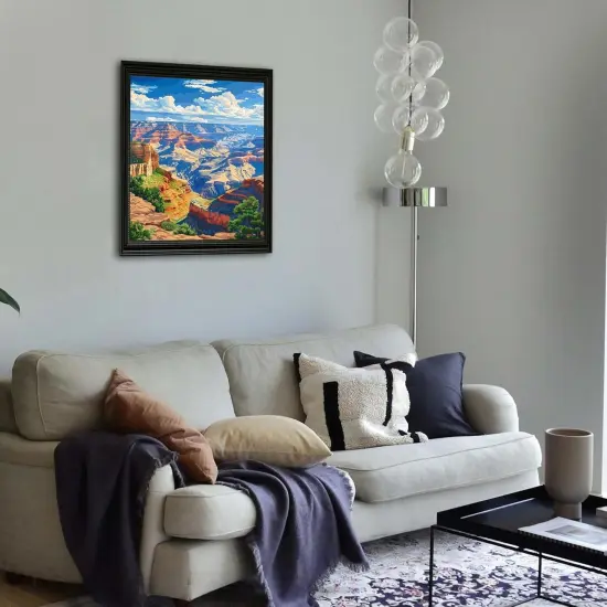 Nature Scenery Acrylic Painting on Canvas for Home Wall Decor(16&times;20inches, Unframe) {4}