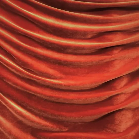 1 Yard Earthy Rust Stretch Velvet Fabric Luxuriously Soft Texture with Elegant Heavy Drape 58/60 Inches Wide {3}