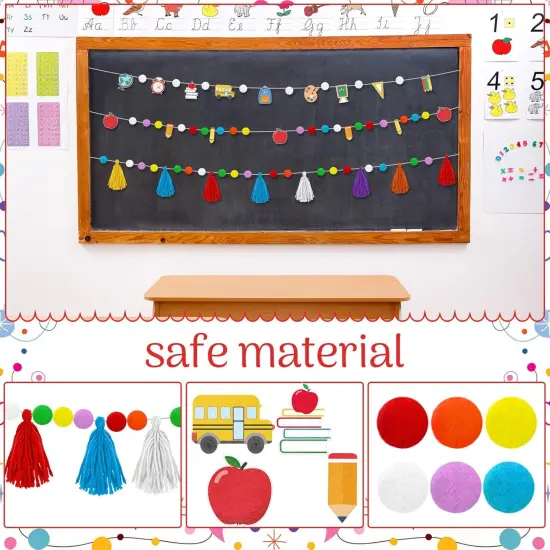 5 Pcs 9.84 ft Back to School Garland {2}