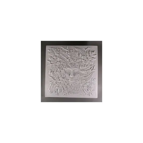 12&rdquo; x 12" x 0.5" Lady in The Woods Texture Glass Fusing Kiln Mold {3}