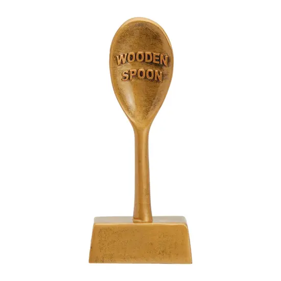 Golden Spoon Award Cooking Trophy for Chili Cook Off, Baking Contest, Best Cookie, Salsa Competition, Funny Food Prize (2.5x6.2x1 in, Bronze Metal Finish, Small) Brown {7}