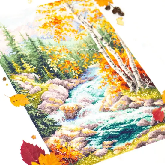 Mountain Creek 250-330 Counted Cross-Stitch Kit {4}