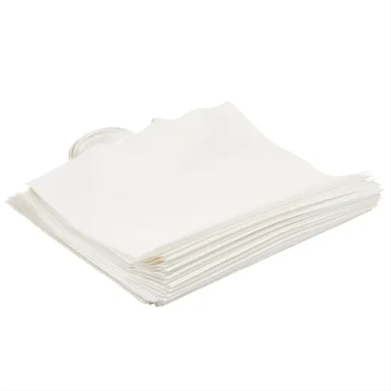 White Plastic Shopping Bags for Small Business with Handles (12 x 16 In, 60 Pack) {4}