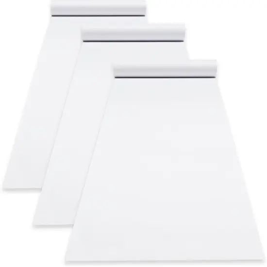 17 inches - 3 Pack Deluxe Easel Paper Roll Replacement(White) {4}