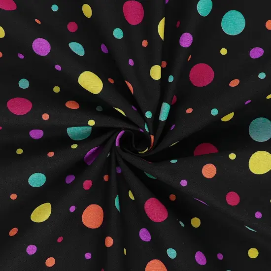 Mook Fabrics Stipple Dotted Cotton Fabric [108 in. Wide] - By The Yard Caviar {2}