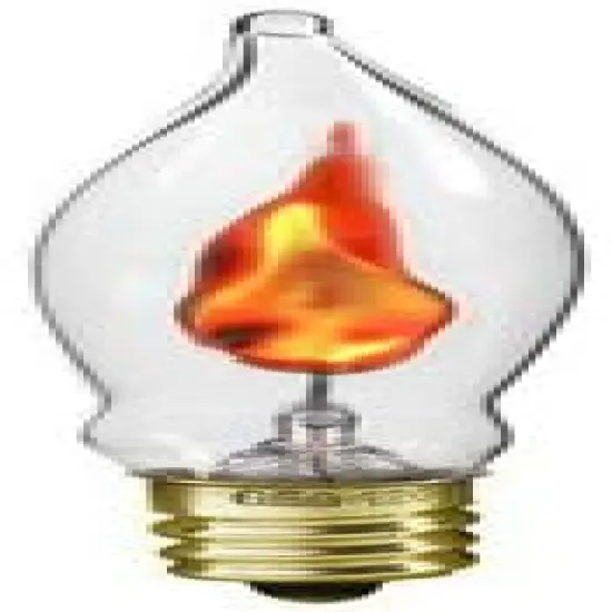 A101 Flicker Flame Light Bulb - 3 Watt, 130 Volt, E12 {3}