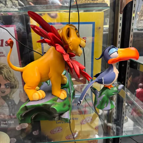 Lion King Master Craft Simba & Zazu Table Top Statue {4}
