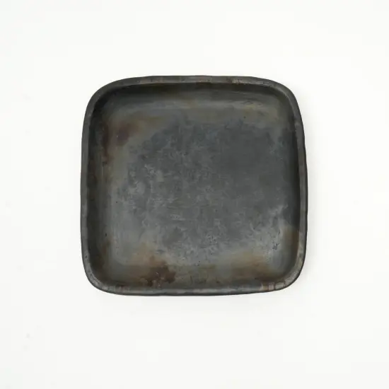 Handcrafted Longpi Pottery Square Shape Plate - 9.5" X 9.5" {2}