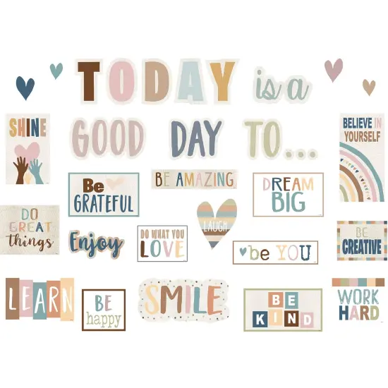 Everyone is Welcome Today is a Good Day Mini Bulletin Board Set {1}