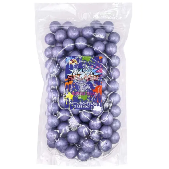 Splash 1" Gumballs Purple Pearl 2Lbs {1}