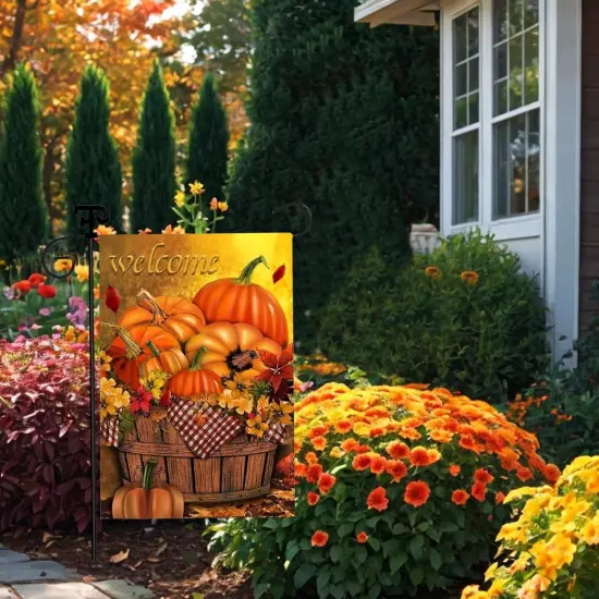 Fall Welcome Thanksgiving Pumpkin {3}