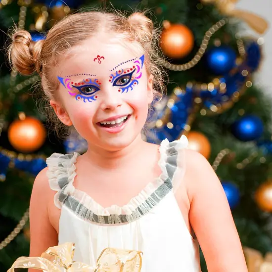 28 Pcs Face Paint Stencils(Mix02) {2}