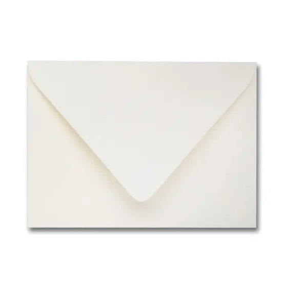Colorplan NATURAL - 91 Lb. / 135 gsm / 8 pts Matte Premium Cardstock Paper Text A2 Euro Flap Envelopes Bulk Pack of 250 {1}