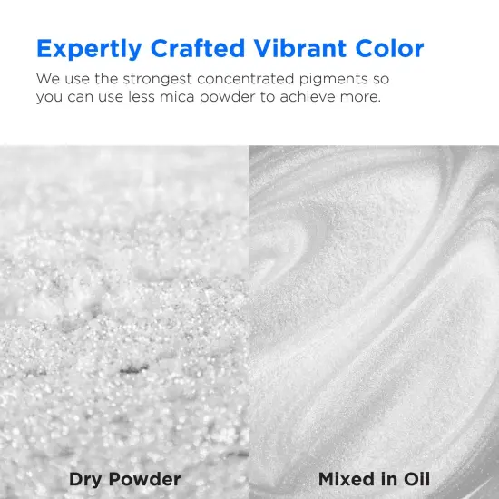 Rolio - 1 Jar Mica Powder (Ice Crystals) - 100g {2}