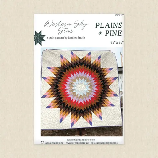 Western Sky Star (pp 017) | Plains and Pine | Sewing Pattern {1}
