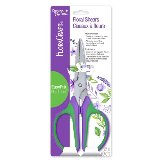 FloraCraft Floral Shears Purple-7.5" {1}
