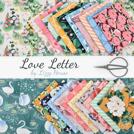 Pearl Bracelet Wideback (108 Inch) in Eggshell (108023 41) | Love Letter | Lizzy House | Moda {2}