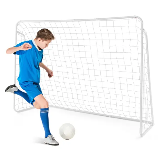 Portable Soccer Goal with Metal Frame & Durable Net {1}