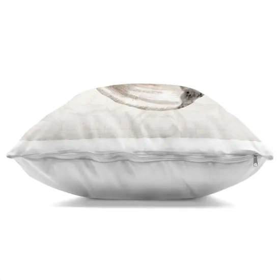 Stupell Industries Seashell over Vintage Map Decorative Printed Pillow design by Conrad Knutsen, 18 x 7 x 18 {3}