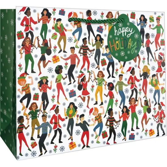 Pack/6: Holiday Party Gift Bag - 12-1/2 x 5 x 10" {1}