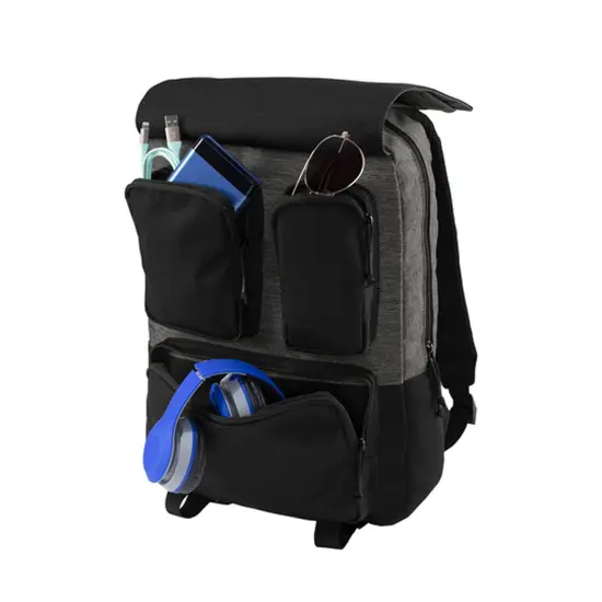 New Era&reg; Modern Rucksack Backpack Black/Myth Cam {5}