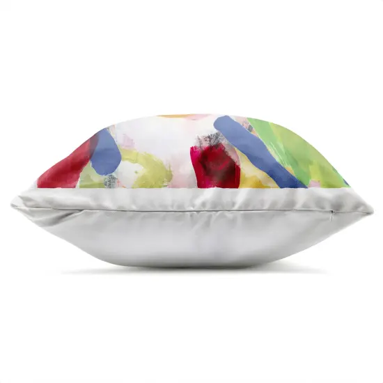 Stupell Industries Vivid Orange Flower Impressions Outdoor Printed Pillow design by June Erica Vess, 18 x 7 x 18 {3}