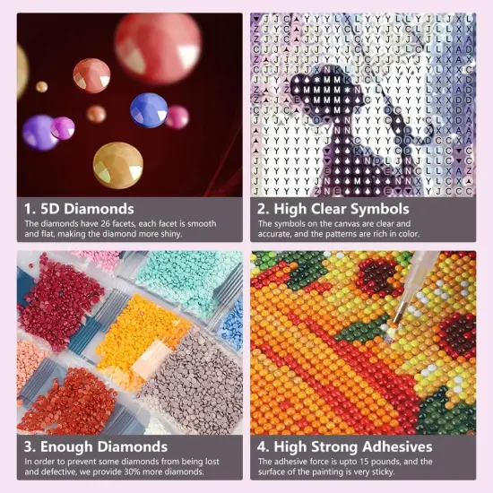 Diamond Painting Kits for Adults, Woman in Rain Diamond Art Kits for Beginners, 5D DIY Round Full Drill Diamond Dot Gem Art Craft for Home Decor Gift 12x12inch/30x30cm {4}