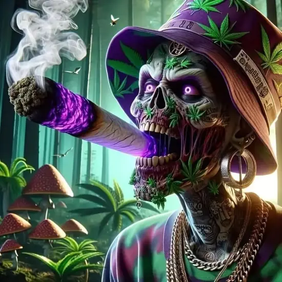 Skeleton Man Diamond Painting Kits for Adults, Skull Diamond Art Kits for Beginners, 5D Round Full Drill Diamond Painting Gem Art Kits for Home Wall Decor 14x14inch {1}